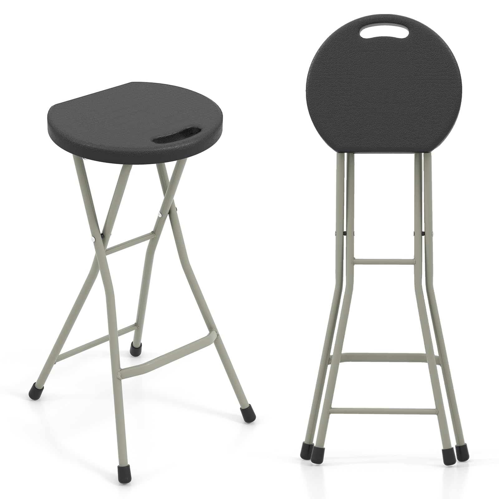 Amazon.com : Goplus Folding Stool, 2 Pack 28 Inch Foldable Camping